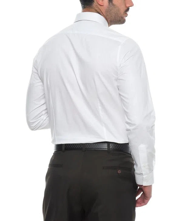 Camisa Corbata Blanca 100% Algodón