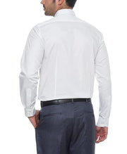 Camisa Corbata Blanca Dobby 100% Algodón