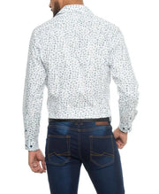 Camisa Sport Bridport Blanca Estampada