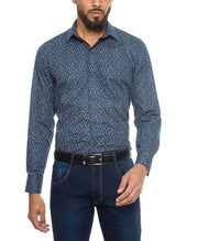 Camisa Casual Torquay Azul Estampada