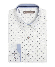 Camisa Sport Whidam Blanca Estampada