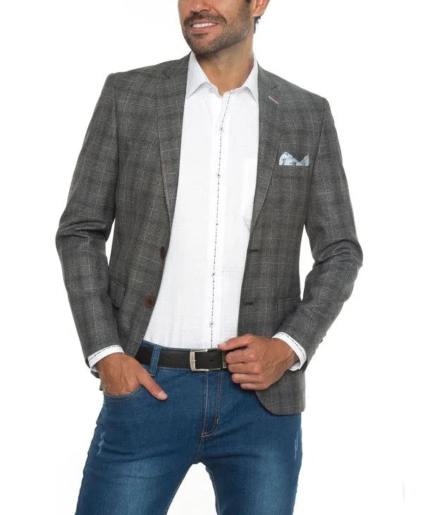 Blazer Casual Stonham Gris de Cuadros Príncipe de Gales